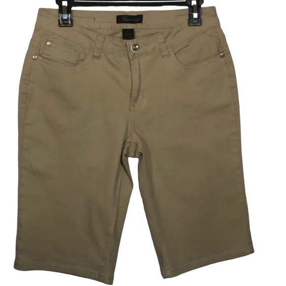 Tan Bermuda Shorts - Picture 1 of 9